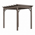 Pergola en métal marron 3x3m