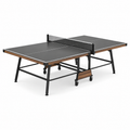 Table de ping-pong en bois et métal pliable