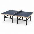 Table de ping-pong en MDF et métal bleu 274x152,5 cm