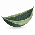Hamac en nylon vert clair et vert foncé 260 cm
